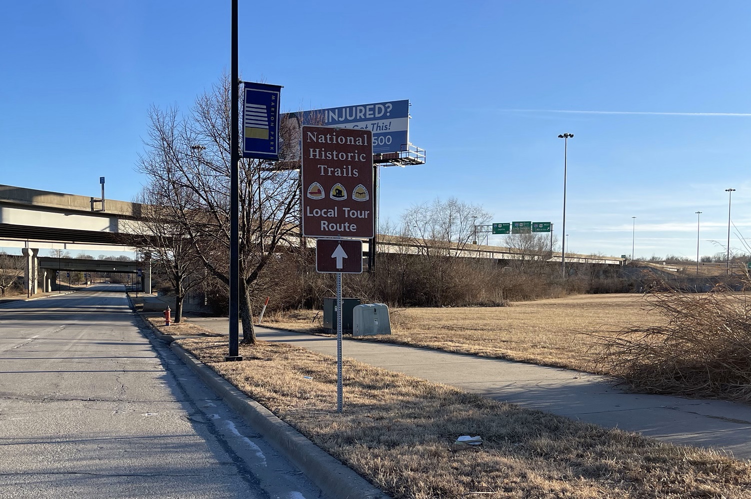 National Historic Trails local tour route sign