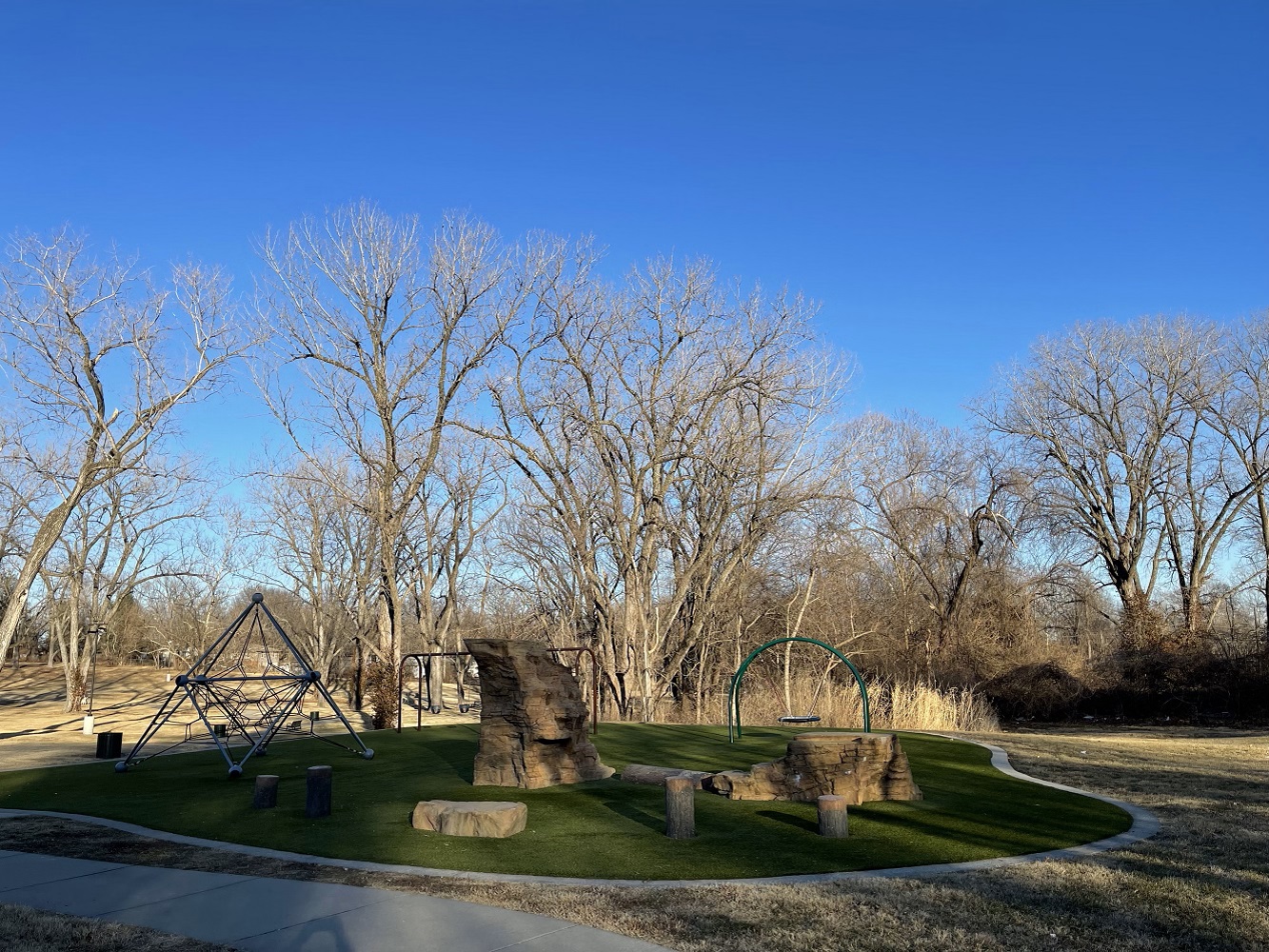 Children's outdoor play area